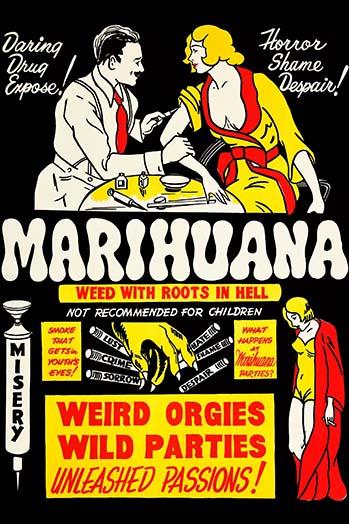Marihuana cult classic movie poster print