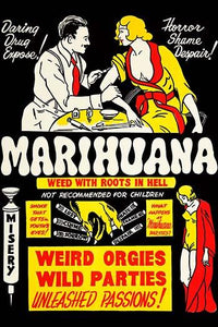 Marihuana cult classic movie poster print