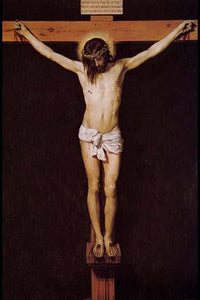 Christ on the Cross vintage art poster print by Diego Velasquez