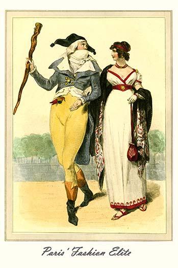 The Incroyables and Merveilleuses Poster Print by L. Massard