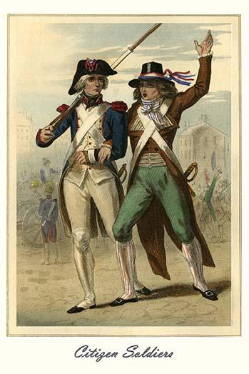 Citizen Soldiers Poster Print by L. Massard, vintage art reproduction