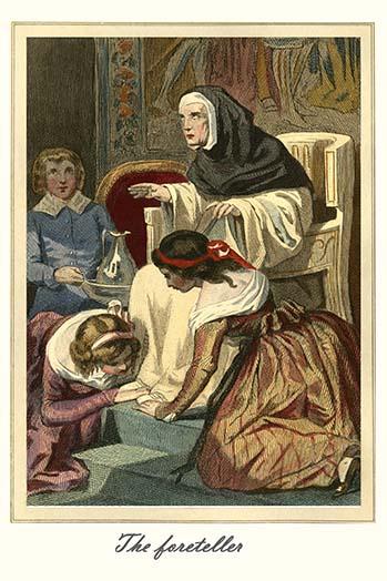 The Fortune Teller Poster Print by L. Massard showcasing mystique and elegance.