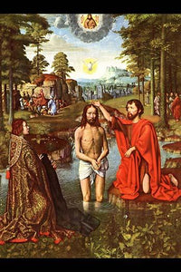 Baptism of Christ Poster Print by Jacques-Louis David