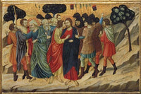Betrayal by Judas vintage art poster print by Nerio