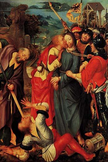 Capture of Christ vintage art print by Jan Jost Kalkar on premium paper.