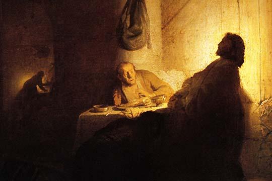 Claudius Conspiracy Poster Print by Rembrandt van Rijn, vintage art reproduction.