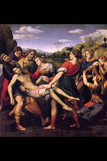 Entombment of Christ Poster Print by Raphael, 18x24