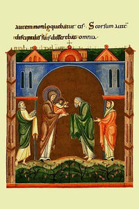Maria and Christ in the Temple Poster Print