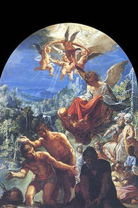 The Baptism of Christ vintage art poster print by Buyenlarge