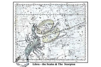 Libra Constellation Poster Print - The Scales Artwork by Alexander Jamieson