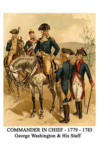 Seated on Horseback, Washington Accepts a Salute Poster Print by Henry Alexander Ogden