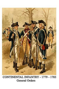 Infantry Men Receiving Orders Fine Art Print by Henry Alexander Ogden