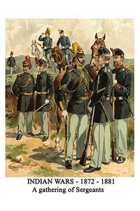 Bluecoats on the Frontier vintage art reproduction poster print by Henry Alexander Ogden.