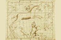 Celestial Map of the Mythological Heavens Poster Print by Sir John Flamsteed