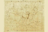 Celestial Map of the Mythological Heavens Poster Print by Sir John Flamsteed