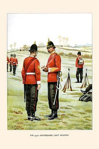 43rd Oxfordshire Light Infantry Poster Print by Walter Richards
