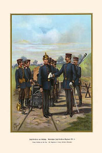 Rhenish Heavy Artillery at the Gun - 8th Regiment Poster Print