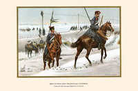 Hussars & Uhlans Destroying Telegraph Wires & Railroads Poster Print by G. Arnold