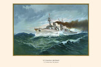 H.M. Armored Cruiser Prince Bismarck Poster Print by G. Arnold