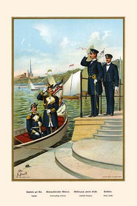 Captain, Commanding Admiral & Naval Cadet Poster Print by G. Arnold