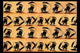 Zoetrope trip poster featuring two mice teasing a cat, colorful and whimsical design.
