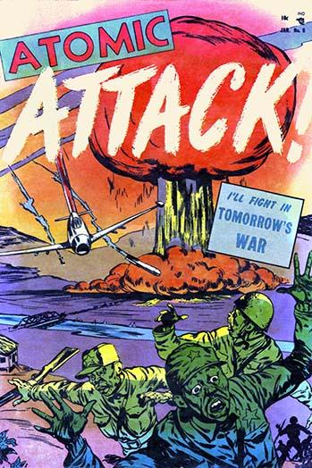 Number 5 Comic Book Series Poster Print showcasing atomic warfare themes.