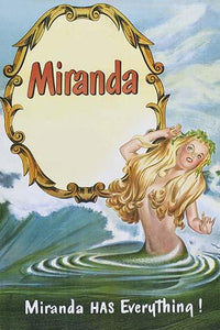 Mermaid film movie poster print showcasing enchanting underwater imagery.