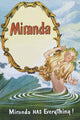 Mermaid film movie poster print showcasing enchanting underwater imagery.