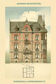 Residence in Ludwigshafen vintage art print by Franz Habich