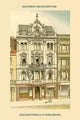 Vintage art poster print of Business in Karlsruhe by Frei