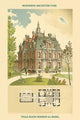 Klein Villa near Basel, Switzerland vintage art print poster by Buyenlarge.
