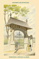 Gate in Neuilly by the Seine vintage art reproduction poster print.
