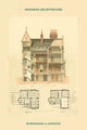 Home in London vintage art poster print by Burges