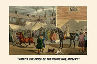 A Horse Sale Scene in a Marketplace Poster Print by Henry Alken
