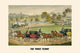 Three Teams of Coaches vintage art print by Henry Alken, available in multiple sizes.