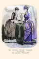 Ladies Treasury Magazine of French Fashion Poster Print showcasing vintage French fashion.