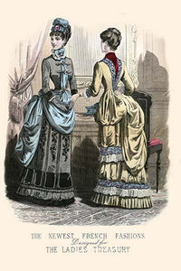Ladies Treasury Magazine of French Fashion Poster Print