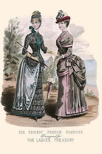 Ladies Treasury Magazine of French Fashion Poster Print (18x24)