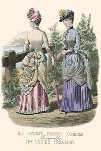 Ladies Treasury Magazine of French Fashion Poster Print - 18 x 24