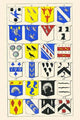Heraldry - Blazonry vintage art print by Hugh Clark
