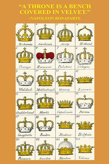 A Throne is a Bench Covered in Velvet art print by Hugh Clark, showcasing elegance and sophistication.