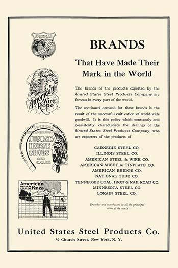 Defunct Brands Vintage Advertisement Poster Print showcasing American industrial legacy