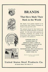 Defunct Brands Vintage Advertisement Poster Print showcasing American industrial legacy