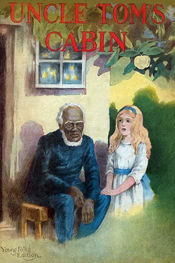 Young Folks Edition Book Cover Poster Print by Harriet Beecher Stowe
