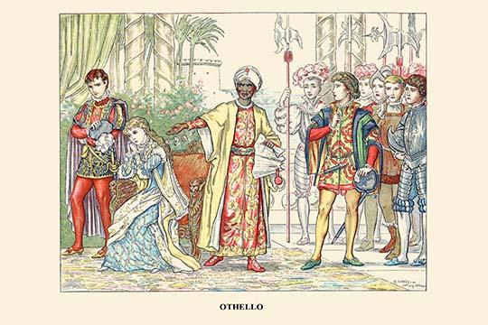 Othello Vintage Art Poster Print by H. Sidney