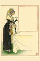 'The King's Health' poster print by Walter Crane, showcasing a historical scene.