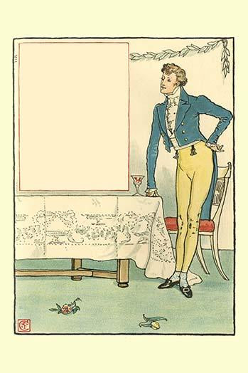 In A Cordial But Somewhat Lofty Tone Poster Print by Walter Crane