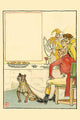 Madame Septuagesima Poster Print by Walter Crane showcasing playful characters and vivid colors.