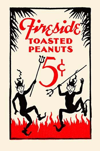 Carnival Peanut Bag Original Art Poster Print