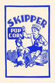 Popcorn Carnival Poster Print featuring a boy in a sailor outfit teaching a dog tricks with popcorn.